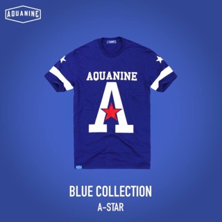 เสื้อยืด AQUANINE -เสื้อยืดผู้ชาย A-STAT (เสื้อยืดสีน้ำเงิน)