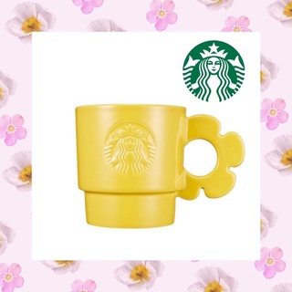 [พรี] 🇰🇷🌼 Korean Starbucks Summer Yellow Mug 355ml