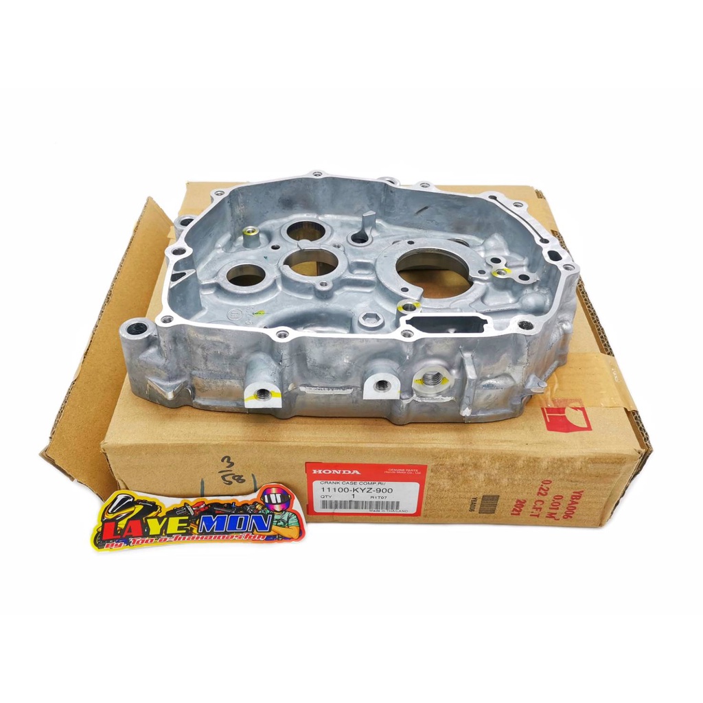 แคร้งเครื่อง ด้านขวา​ แท้เบิก​ศูนย์​ Honda​ wave-125i​ 2012​-2022 ปลาวาฬ​ รหัส 11100-KYZ-900