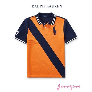 RALPH LAUREN BANNER COTTON MESH POLO ( BOY SIZE 8-20)