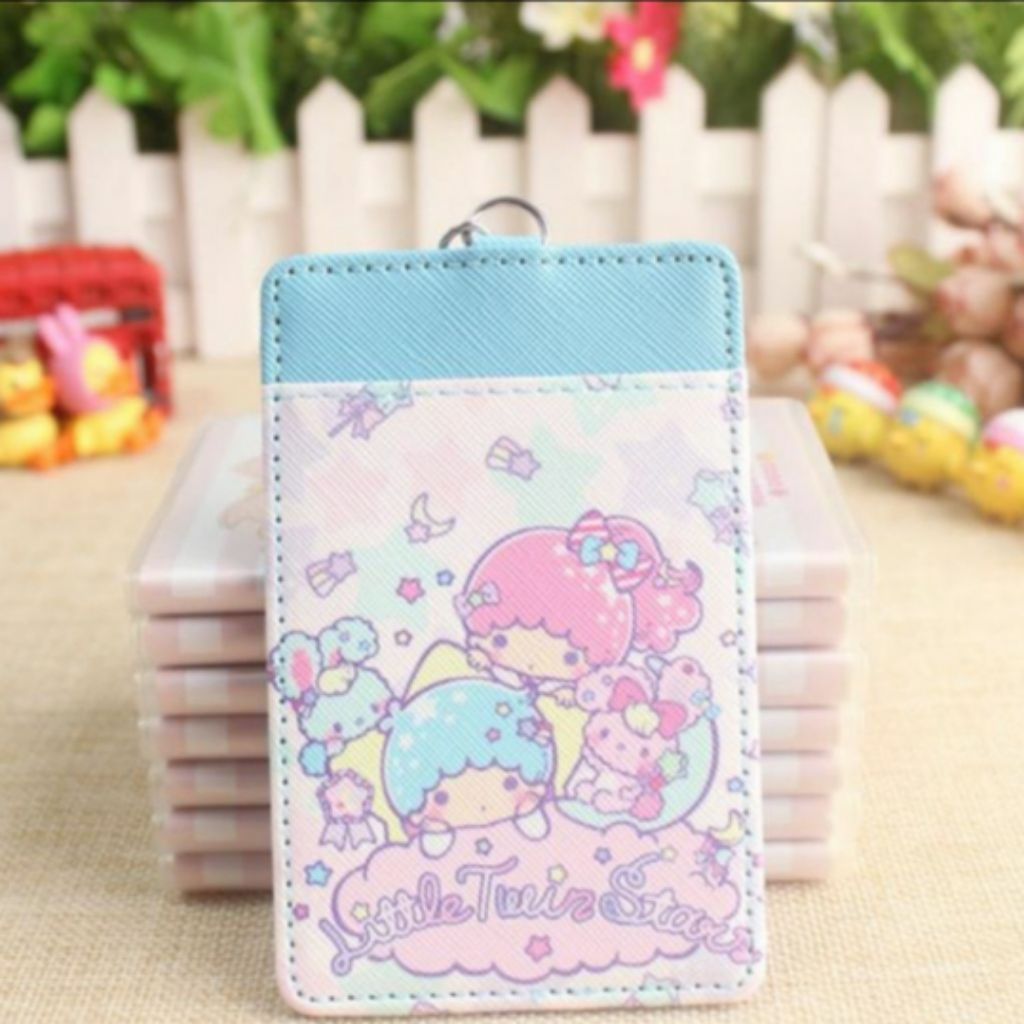 Sanrio Little Twin Stars Kiki & Lala Ezlink Card Holder พร้อมพวงกุญแจ