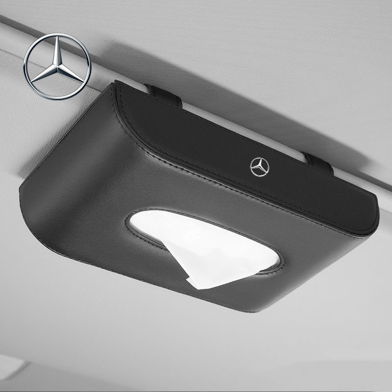 Kbang กล่องเก็บทิชชู่ในรถยนต์ อเนกประสงค์ สําหรับ Mercedes Benz