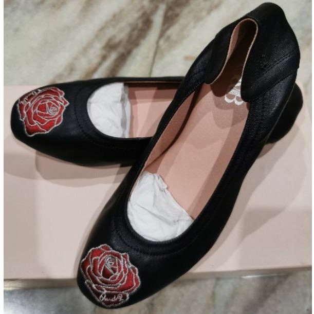 (NEW) Audrey Rose Twist สี Burgundy OandB Size 35