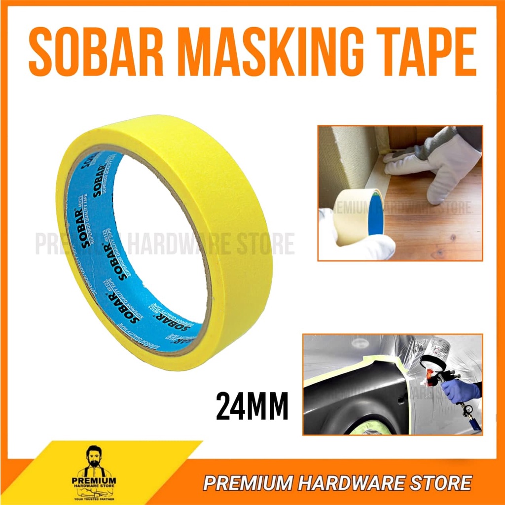 เทปปิดหน้ากาก SOBAR (24MM) 1 นิ้ว