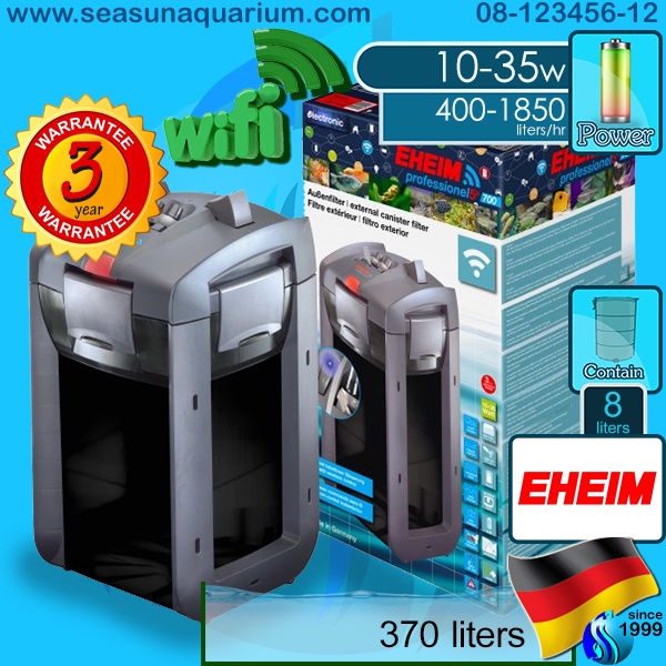 Eheim Professionel 5e 700 wifi เครื่องกรองนอกตู้ เครื่องกรองตู้ปลา อีฮาม professional external filter canister