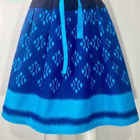 กระโปรงสั้น-พิมพ์ลาย(S85)