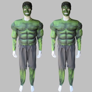 หน้ากากคอสเพลย์ รูปกล้ามเนื้อ The Hulk Mask สําหรับผู้ใหญ่