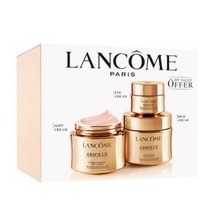 Lancome Absolue Range ครีมบํารุงผิวหน้าสําหรับเดินทาง 3ชิ้น/ชุด