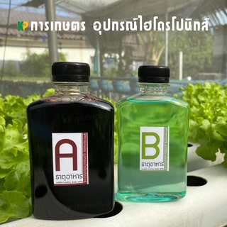 ปุ๋ยAB 250 ml - ไฮโดรโปนิกส์ ผักสลัด (1:200)