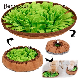 Benepaw เสื่อให้อาหารสัตว์เลี้ยง สุนัข แบบโต้ตอบ กันลื่น ทําความสะอาดง่าย