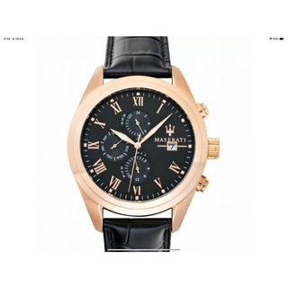 นาฬิกา MASERATI MENS R8871612002 TRAGUARDO QUARTZ MULTIFUNCTION พร้อมกล่อง (ใหม่)