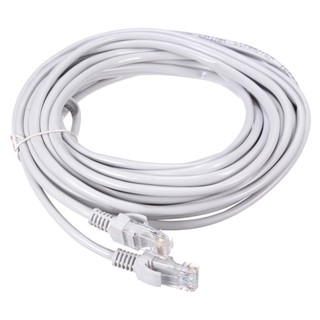 Glink Lan Cable Cat5e 10M สายแลน สำเร็จรูปพร้อมใช้งาน ยาว 10 เมตร(White)