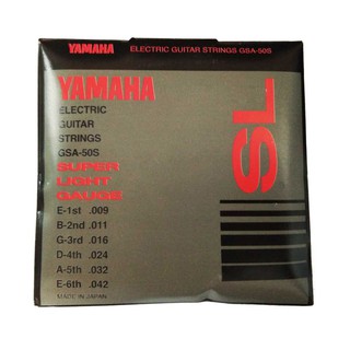 สายกีตาร์ชุดสายกีต้าร์ไฟฟ้า (6 สาย) ยี่ห้อ YAMAHA แท้ รุ่นGSA-50S