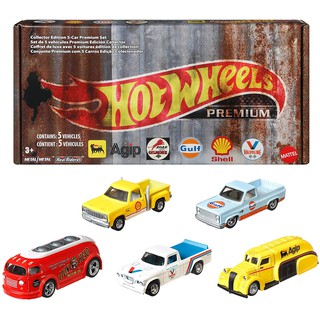 [พร้อมส่ง] รถเหล็ก HOTWHEELS PREMIUM ของแท้ 2021 Vintage Oil GRM16 (Set of 5) ครบชุด5คัน HWP2021_GRM16