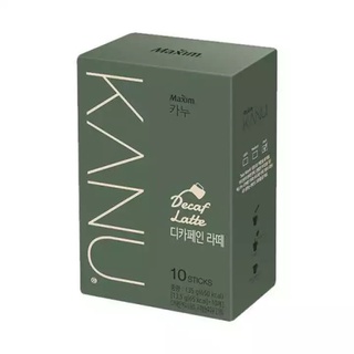 กาแฟเกาหลี Maxim kanu decaf latte 135g (10 sticks)