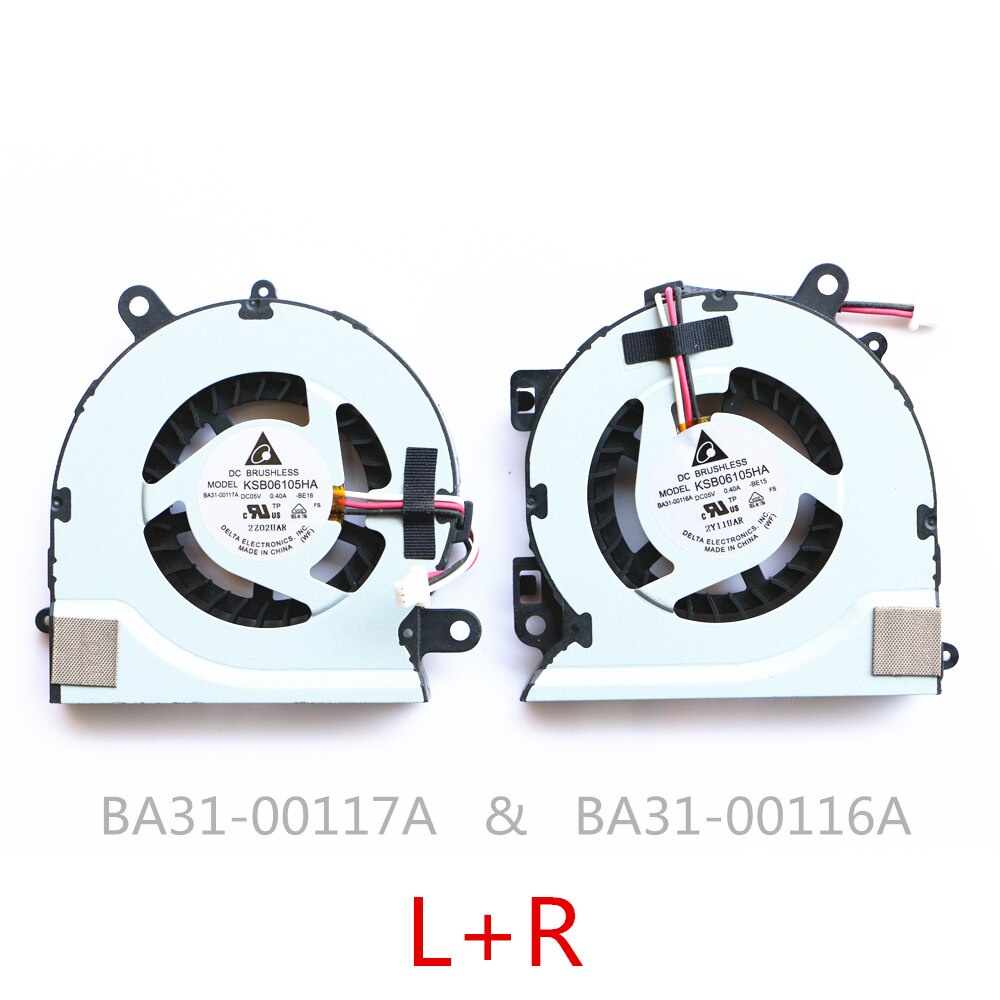 พัดลม CPU ใหม่สําหรับ SAMSUNG NP700Z5A 700Z5B 700Z5C CPU COOLING FAN BA31-00116A & BA31-00117A