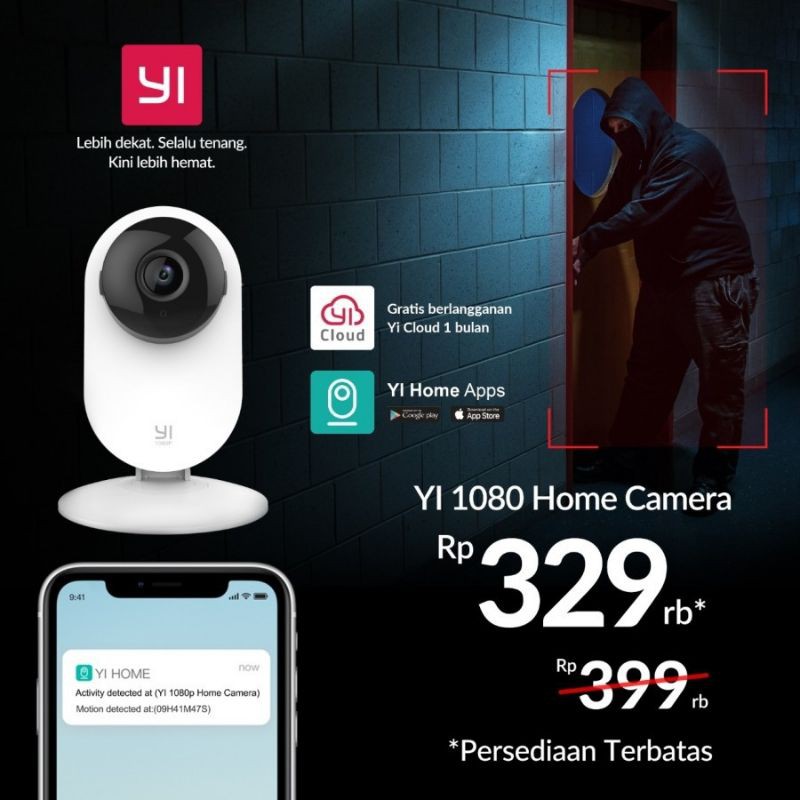 กล้อง Xiaomi Yi Home 2 1080P กล้องวงจรปิดอัจฉริยะ IP Camera รุ่นสากล