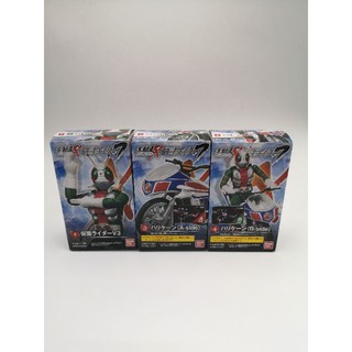 shodo kamen rider V3 และ มอเตอร์ไซด์ 3 box ของใหม่-แท้