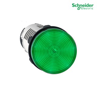 Schneider Electric -  ไพล็อทแลมป์ไฟแสดงสี แบบสีเขียวชนิด LED แบบต่อตรงใช้กับไฟ 220/240 VAC_XB7EV03MP ที่ร้าน PlugOn