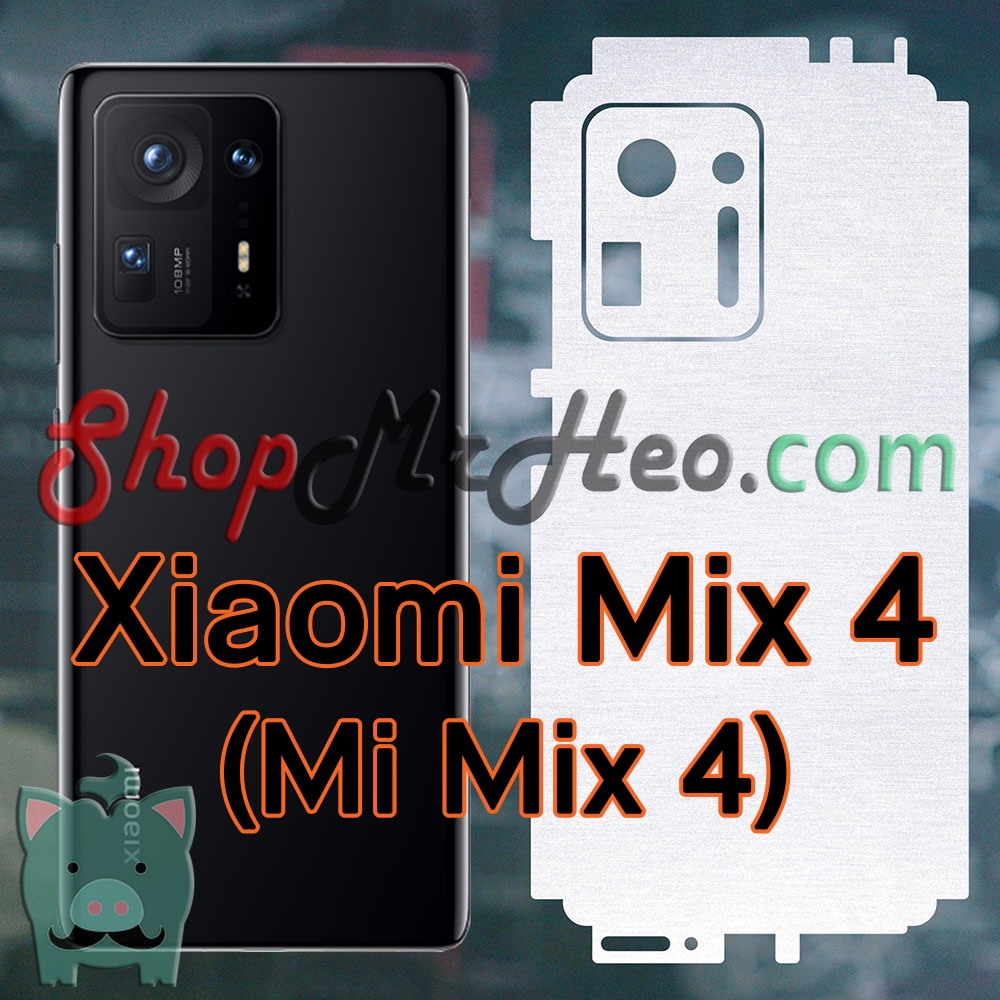 สติ๊กเกอร์ผิวสีด้านหลังอลูมิเนียมขูด Xiaomi Mi Mix 4 - Mi Mix4