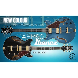 กีตาร์ไฟฟ้า Ibanez ทรง Semi Hollow รุ่น AMH90