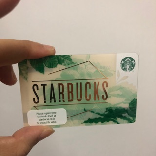 Starbucks card ไม่ขูดพิน ไม่มีเงินในบัตร