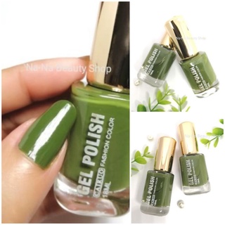 สีทาเล็บ GEL​ POLISH​ No.178 (สีชาเขียว)​ ยาทาเล็บสีธรรมดา เกลี่ยง่ายแห้งเร็ว ไม่ต้องใช้เครื่องอบ พร้อมส่ง