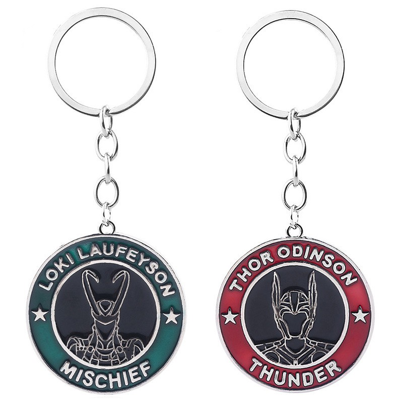 Avenger Nordic God Loki พวงกุญแจสินค้ารถพวงกุญแจวินเทจ