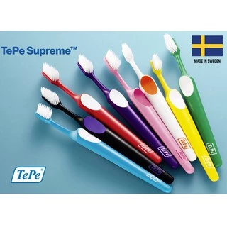 แปรงสีฟัน Tepe made in Sweden แถมแปรงซอกฟัน