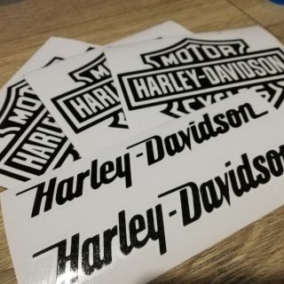 สติกเกอร์โลโก้​ Sticker Harley​ Davidsonลายเส้น1ชิ้น​ ระบุลายทางแชท
