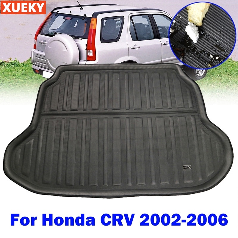 สําหรับ Honda CR-V CRV 2002-2006 รถด้านหลัง Boot ถาด Cargo Liner Trunk พรมปูพื้นถาด Accord Custom OEM