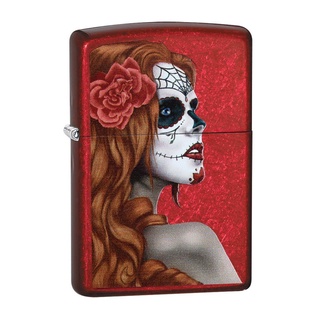 Zippo ไฟแช็กรุ่น 28830 Day of the Dead: Girl  ของแท้ รับประกันตลอดชีวิต นำเข้าและจำหน่ายโดยตัวแทนจำหน่าย