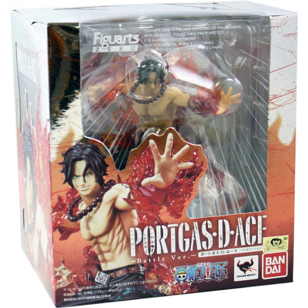 Portgas D Ace - Figuarts Zero (Battle Version) มือ1 ของแท้ JP แมวทอง โมเดลวันพีช One Piece เอส FZ