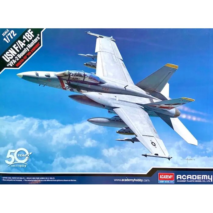 Academy Model 1/72 AC12567 USN F/A-18F " VFA-2 BOUNTY HUNTERS "