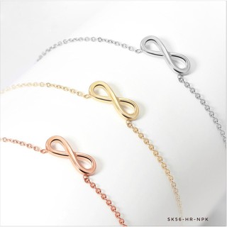 สร้อยคอสแตนเลสตัว Infinity สีGold /Rosegold/Silver