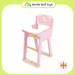 Tender Leaf Toys ของเล่นไม้ ของเล่นบทบาทสมมติ เก้าอี้ทานข้าว สวีตตี้พาย Sweetiepie Dolly Chair