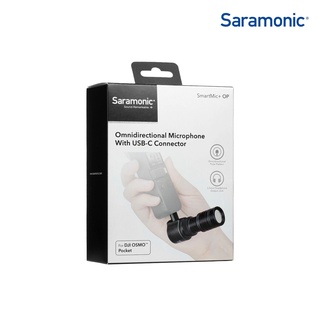 Saramonic SmartMic+ OP ไมโครโฟน Plug and Play Directional Condenser สำหรับ DJI Osmo Pocket