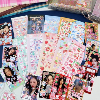 สติกเกอร์ ลายสัตว์น่ารัก สําหรับตกแต่งโฟโต้การ์ด วารสาร