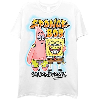 เสื้อยืดผ้าฝ้ายพิมพ์ลายแฟชั่น เสื้อยืด พิมพ์ลาย Spongebob Squarepants สไตล์คลาสสิก สําหรับผู้ชาย