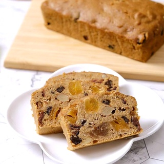 ส่งฟรี!! Healthy Fruit Cake ฟรุตเค้ก สูตรฟิตเบเกอรี่ เมนูคริสต์มาส เค้กผลไม้ เค้กสุขภาพ Fit Bakery ขนมคลีน