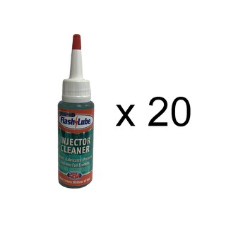 20 ขวด X น้ำยาล้างหัวฉีด Flashlube Injector cleaner สำหรับเครื่องยนต์เบนซิน ขนาด 50mL