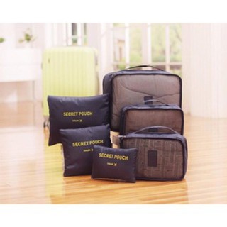 Travel bag ชุดกระเป๋าเดินทาง เซ็ท 6 ชิ้น Organizing Bag Set 6 PCS Travel Bag