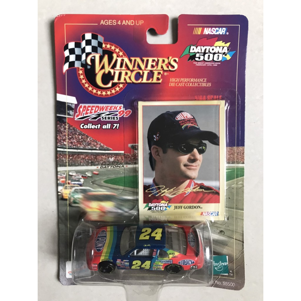 รถเหล็ก DIE-CAST Winner's Circle ® 1:64 NASCAR Jeff Gordon Speed Week 99