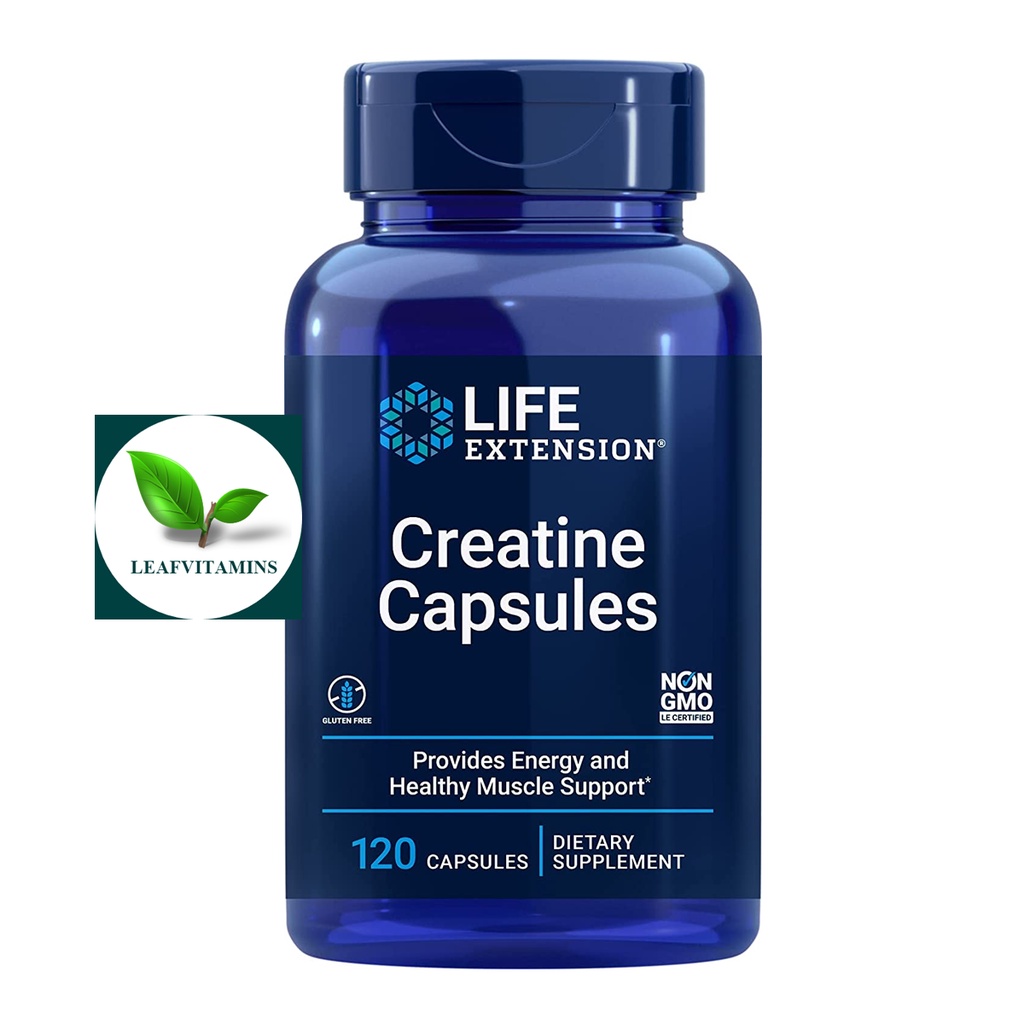 Life Extension Creatine Capsules / 120 Capsules