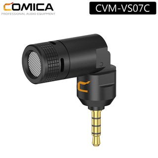 COMICA CVM-VS07C Mini Plug-In Microphone for Smartphones, Cameras, and GoPros.