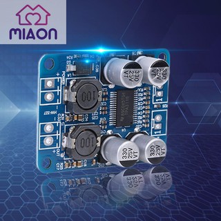 miaon บอร์ดขยายเสียงดิจิตอล dc 8-24 v tpa3118 pbtl 1x60w