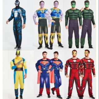🔥พร้อมส่งจากไทย🔥ชุดแฟนซี ชุดฮีโร่ Superhero ผู้ใหญ่