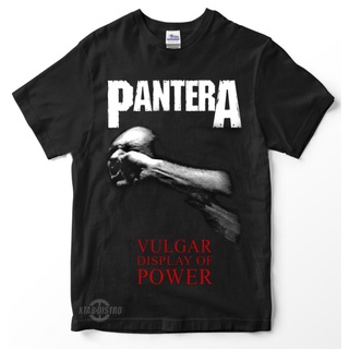 Pantera VULGAR เสื้อยืดลําลอง แขนสั้น คอกลม พิมพ์ลาย Megadeth slayer anthrax สไตล์วินเทจ สําหรับผู้ชาย