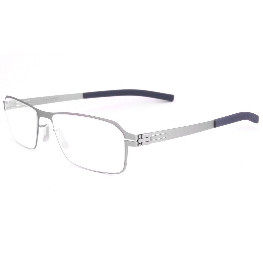 Fashion แว่นตา รุ่น IC BERLIN 008 C-3 สีเงิน Lars D กรอบแว่นตา สำหรับตัดเลนส์ วัสดุ สแตนเลสสตีล ขาข้อต่อ ไม่ใช้น๊อต