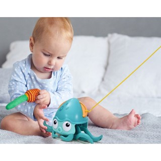 Octopus pet toy ( water &amp; land) #ของเล่น จูงน้องหมึก